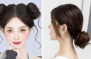 时尚可爱！四种丸子头扎法，让你造型别具一格